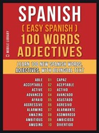 Cover Spanish ( Easy Spanish ) 100 Words - Adjectives