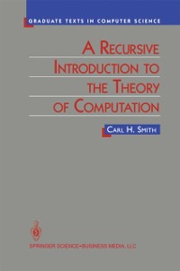 Cover Recursive Introduction to the Theory of Computation