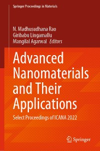 Cover Advanced Nanomaterials and Their Applications