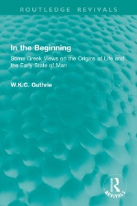 Cover In the Beginning