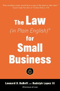 Cover Law (in Plain English) for Small Business (Sixth Edition)
