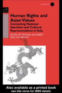 Cover Human Rights and Asian Values