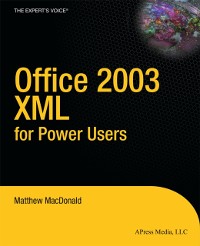 Cover Office 2003 XML for Power Users