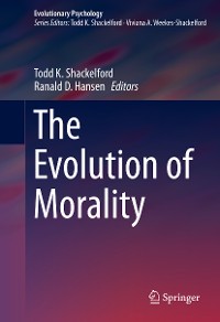 Cover The Evolution of Morality
