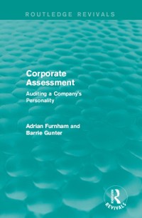 Cover Corporate Assessment (Routledge Revivals)