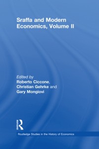Cover Sraffa and Modern Economics, Volume II