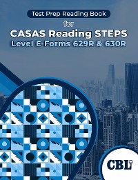 Cover Test Prep Reading Book for CASAS Reading STEPS  Level E-Forms 629R & 630R