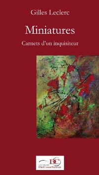 Cover Miniatures. Carnets d'un inquisiteur. Tome 1.