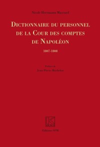 Cover Dictionnaire du personnel de la Cour des Comptes de Napoléon