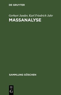 Cover Maßanalyse