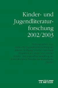 Cover Kinder- und Jugendliteraturforschung 2002/2003