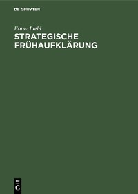 Cover Strategische Frühaufklärung