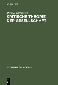 Cover Kritische Theorie der Gesellschaft