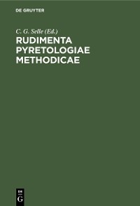 Cover Rudimenta Pyretologiae methodicae