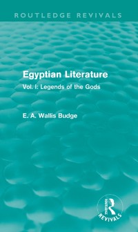 Cover Egyptian Literature (Routledge Revivals)