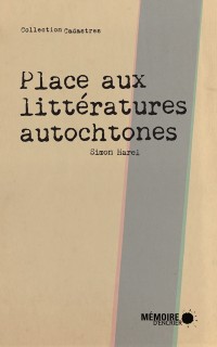 Cover Place aux littératures autochtones
