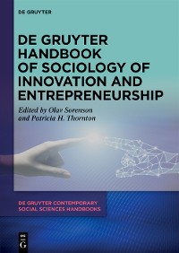 Cover De Gruyter Handbook of Sociology of Innovation and Entrepreneurship