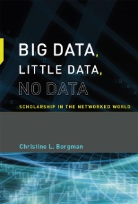 Cover Big Data, Little Data, No Data