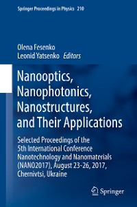 Cover Nanooptics, Nanophotonics, Nanostructures, and Their Applications