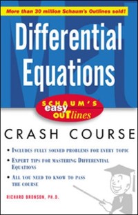 Cover Schaum's Easy Outline of Differential Equations