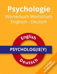 Cover Psychologie Wörterbuch Wortschatz Englisch - Deutsch
