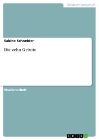 Cover Die zehn Gebote