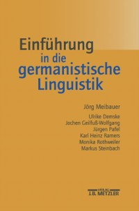 Cover Einführung in die germanistische Linguistik