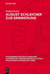 Cover August Schleicher zur Erinnerung