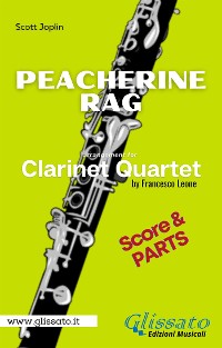 Cover Peacherine Rag - Clarinet Quartet (parts&score)