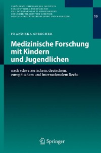 Cover Medizinische Forschung mit Kindern und Jugendlichen