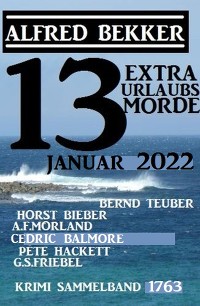 Cover 13 Extra Urlaubsmorde Januar 2022 Krimi Sammelband 1763