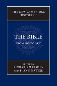 Cover New Cambridge History of the Bible: Volume 2, From 600 to 1450