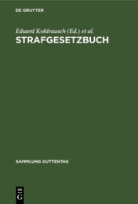 Cover Strafgesetzbuch