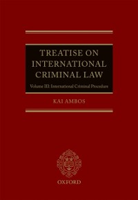 Cover Treatise on International Criminal Law