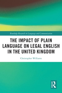 Cover Impact of Plain Language on Legal English in the United Kingdom