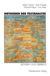 Cover Methoden der Textanalyse