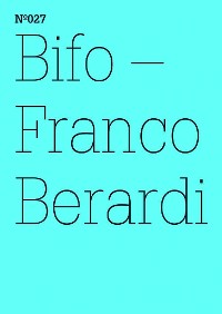 Cover Franco Berardi Bifo