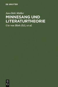 Cover Minnesang und Literaturtheorie