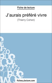 Cover J'aurais préféré vivre