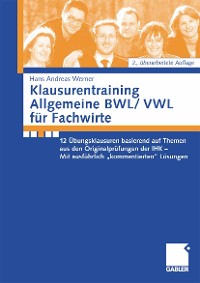 Cover Klausurentraining Allgemeine BWL/VWL für Fachwirte
