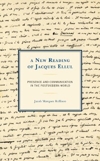Cover New Reading of Jacques Ellul