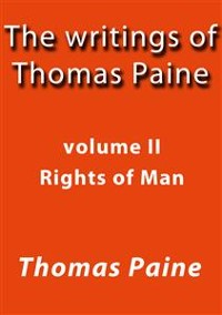 Cover The writings of Thomas Paine II