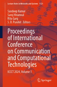 Cover Proceedings of International Conference on Communication and Computational Technologies