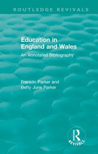 Cover Education in England and Wales