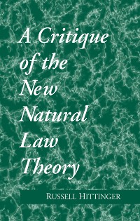 Cover Critique of the New Natural Law Theory