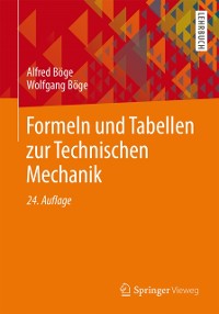 Cover Formeln und Tabellen zur Technischen Mechanik