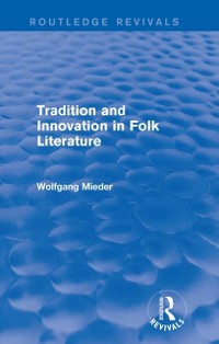 Cover Tradition and Innovation in Folk Literature