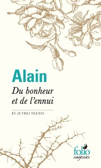 Cover Du bonheur et de l''ennui et autres textes