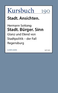 Cover Stadt. Bürger. Sinn