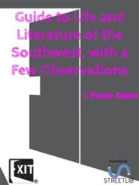 Cover Guide to Life and Literature of the Southwest, with a Few Observations